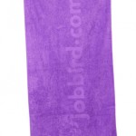 handdoek bedrukken - voorbeeld: Jobbird handdoek