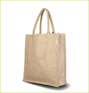 plastic tasjes verbod - voorbeeld: jute tas trendy