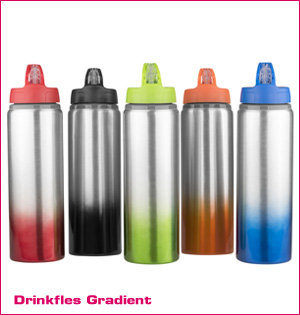 waterfles bedrukken - voorbeeld: drinkfles Gradient