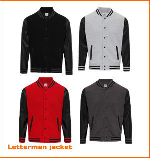 Letterman jacket kleuren
