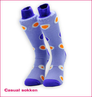 sokken met logo - voorbeeld: casual sokken