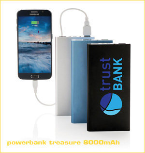 powerbank treasure 8000