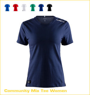 Craft hardloopshirt bedrukken - voorbeeld: Craft community mix tee women 1907389